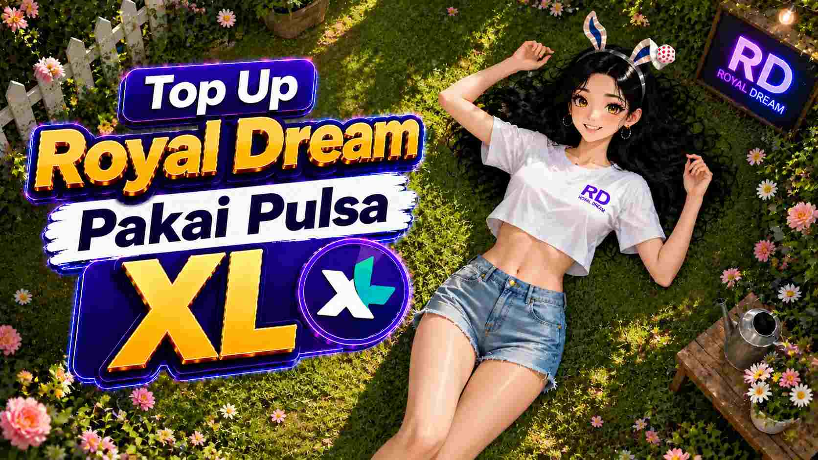 cara top up royal dream pakai pulsa XL