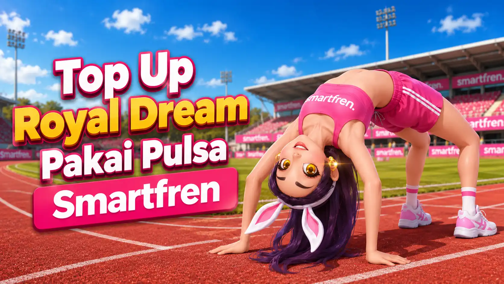 top up Royal Dream pakai pulsa smartfren a