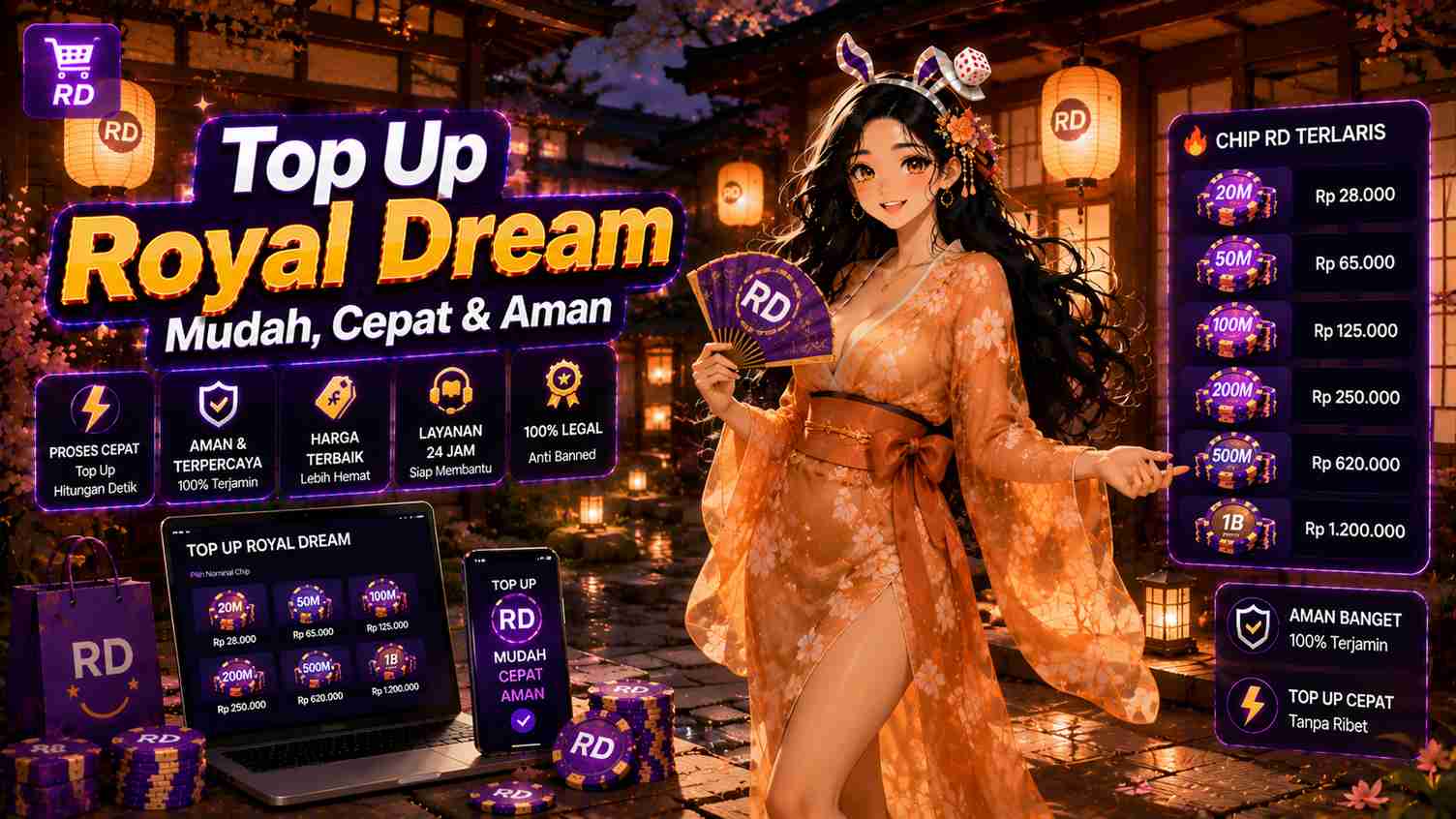 top up royal dream 1