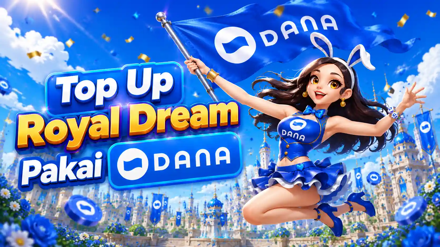 top up royal dream pakai DANA 3