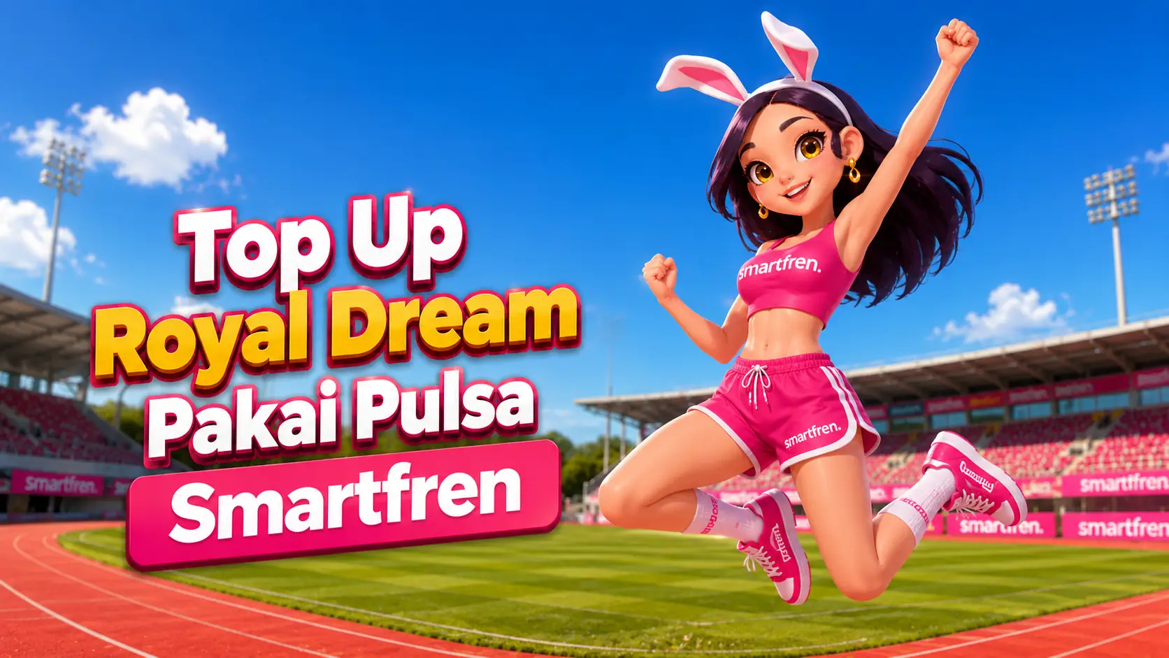top up royal dream pakai pulsa smartfren d