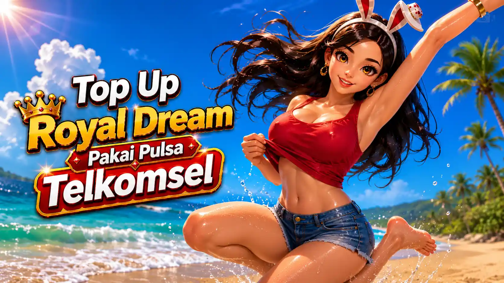 top up royal dream pakai pulsa telkomsel b