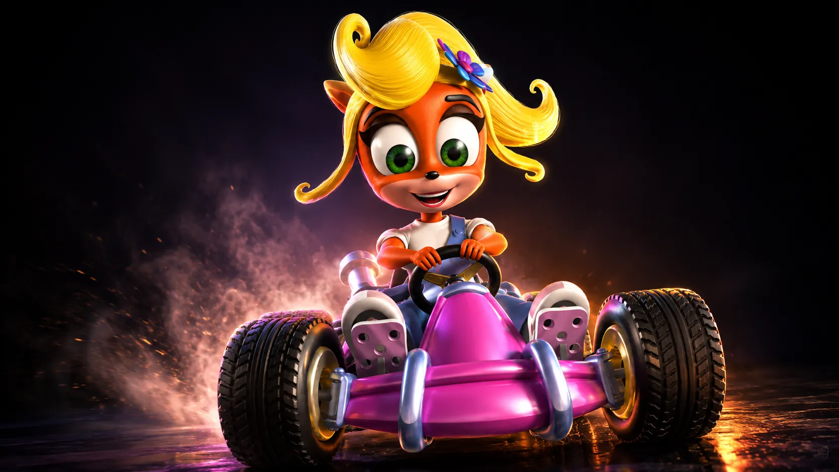 karakter CTR PS1 Coco Bandicoot