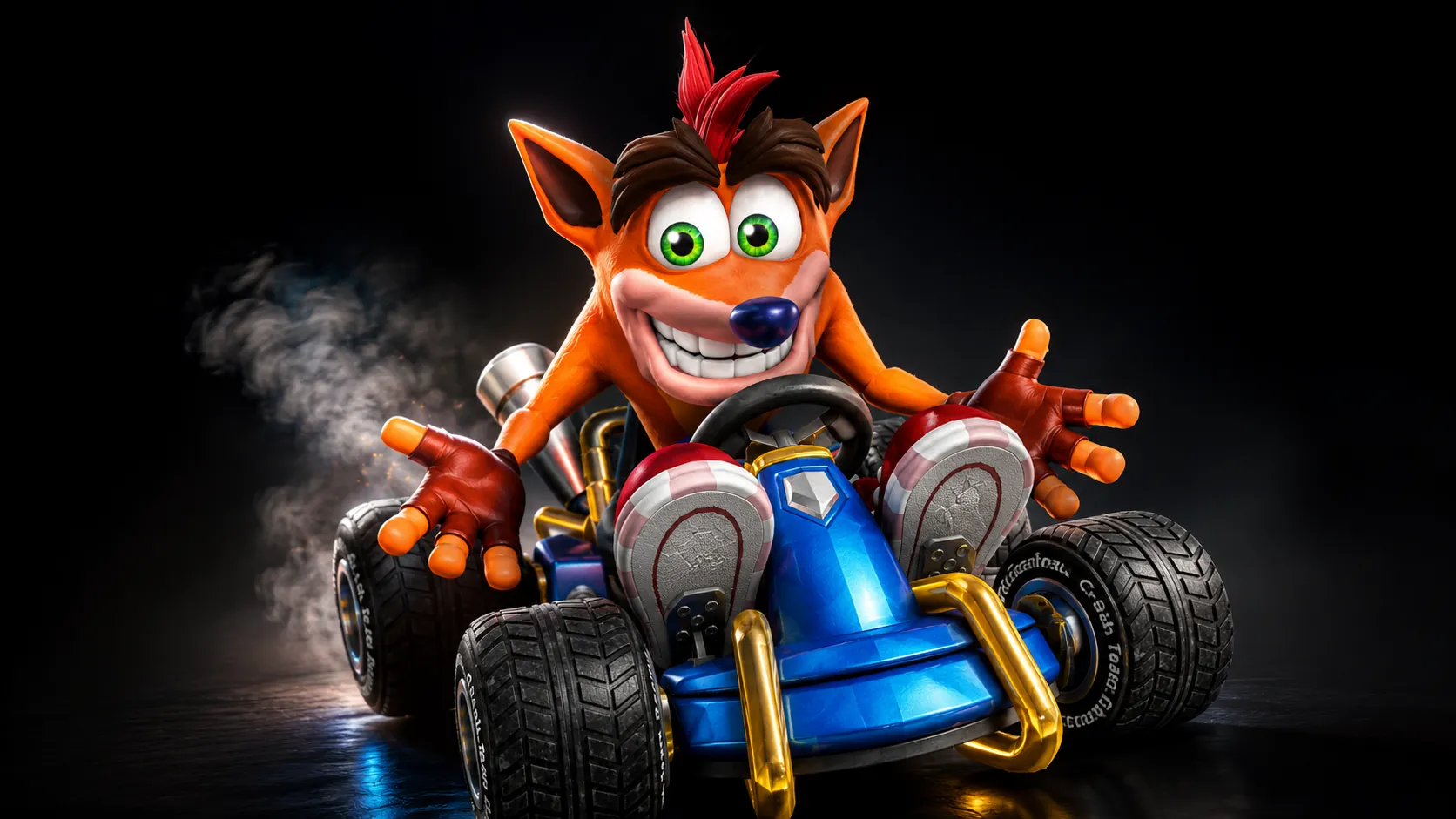 karakter CTR PS1 Crash Bandicoot