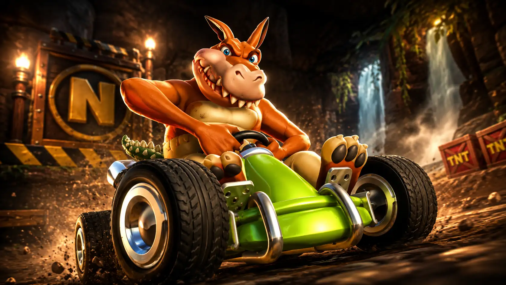 nama karakter ctr ps1 dingodile