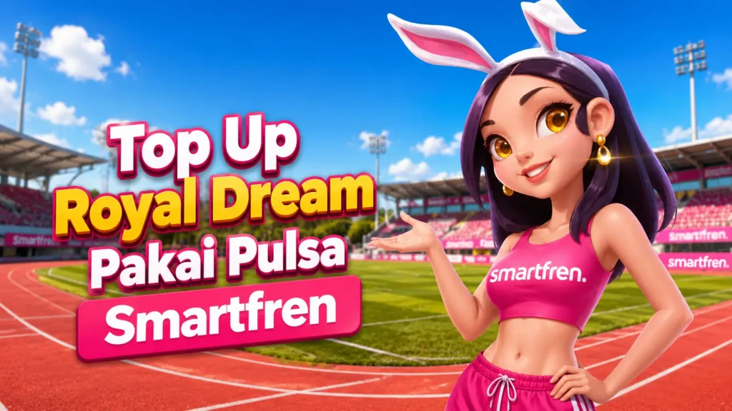 top up Royal Dream pakai pulsa smartfren